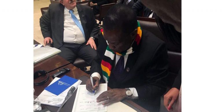 Parliament: Mnangagwa Didn’t Assent To Constitution Bill
