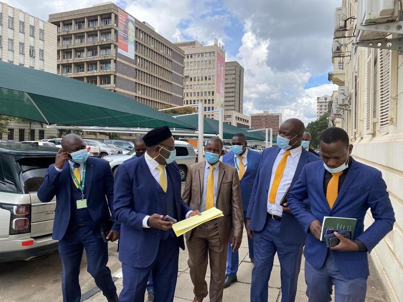 CCC MPs Yellow Ties Cause Commotion At Parliament Zimbabwe