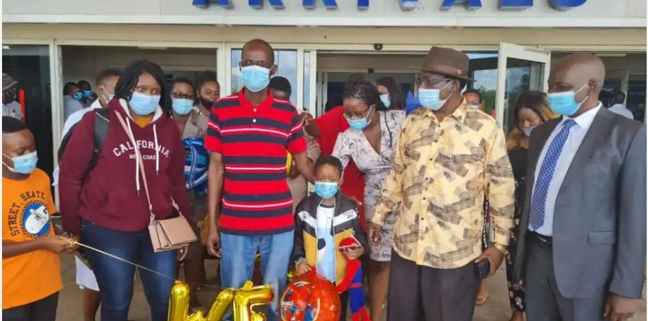 Five-year-old Leon Shumbairerwa Returns Home After Successful Liver Transplant In India Five-year-old Leon Shumbairerwa Returns Home After Successful Liver Transplant In India