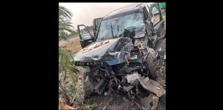 Madam Boss Narrates The Accident, Thanks Stranger Who Pulled Her Out Of The Car