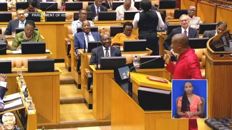 EFF Criticises “Gangster” Ramaphosa For Taking Parliament To Court Over Phala Phala Farm Saga