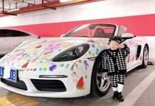 Mom sparks online parenting debate by letting her 2-year-old paint all over her Porsche Mom sparks online parenting debate by letting her 2-year-old paint all over her Porsche