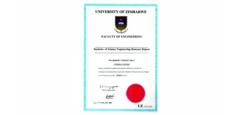 University Of Zimbabwe Introduces New Degree Certificates And Transcripts