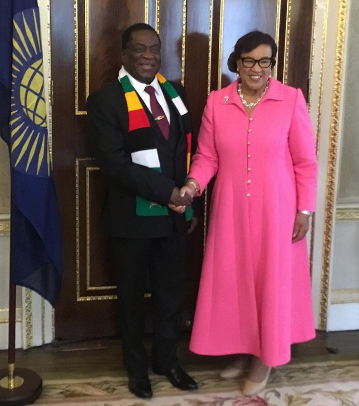 AWKWARD: Aides scramble to explain Mnangagwa’s coronation back seat, Tony Blair and Commonwealth SG meetings