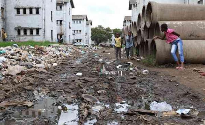 Chiwenga promised swimming pools, but Mbare residents swim in sewage