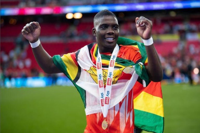 Nakamba sends emotional message after staring at Wembley