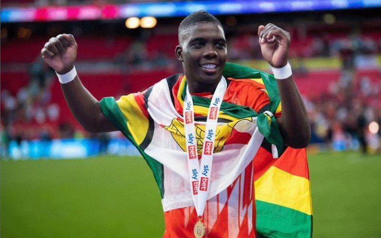 Nakamba sends emotional message after staring at Wembley