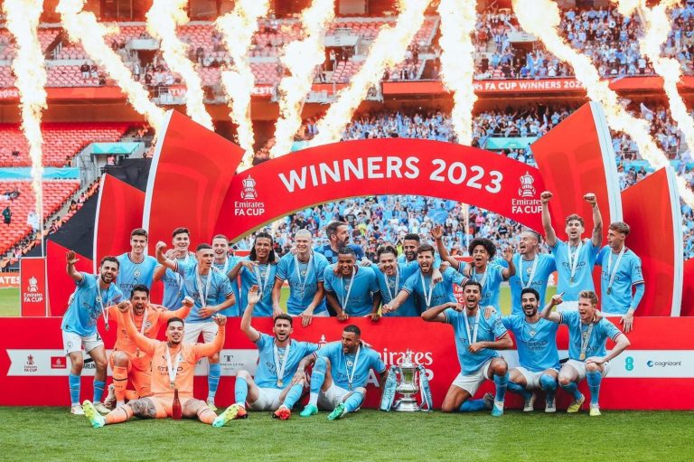 Gundogan double secures FA Cup for Manchester City