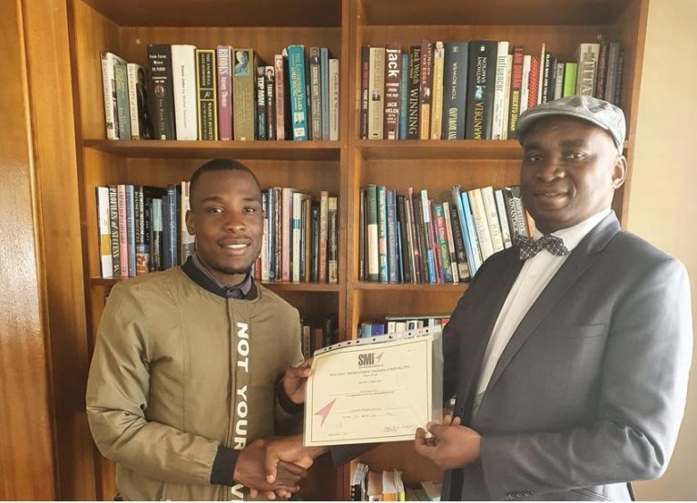 Mantiziba celebrates ICDZ’s 40 under 40 honour