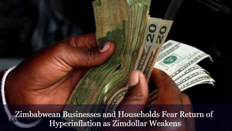 Zimbabwe businesses and households concerned about hyperinflation