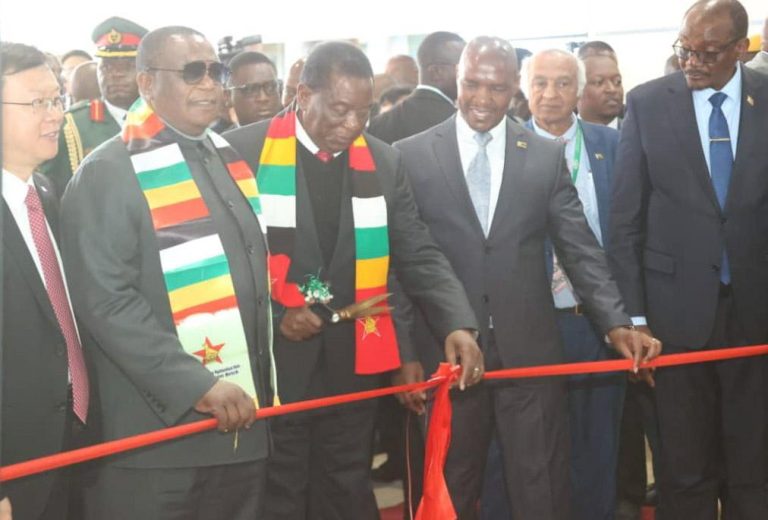 In Pictures: Mnangagwa officially commissions Robert Mugabe International Airport Extension
