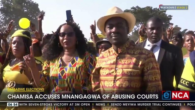 Chamisa accuses Mnangagwa of abusing courts