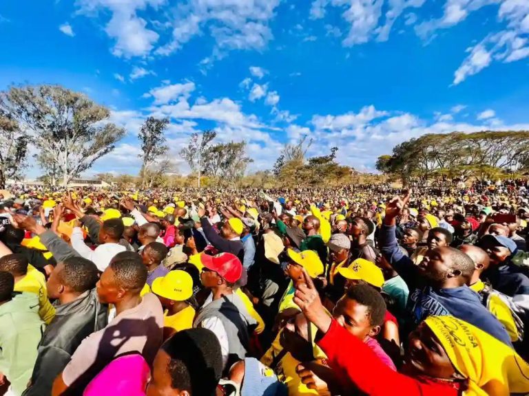 CCC Advises Supporters To Accept ZANU PF's Goods Says They Were Funded By Taxes