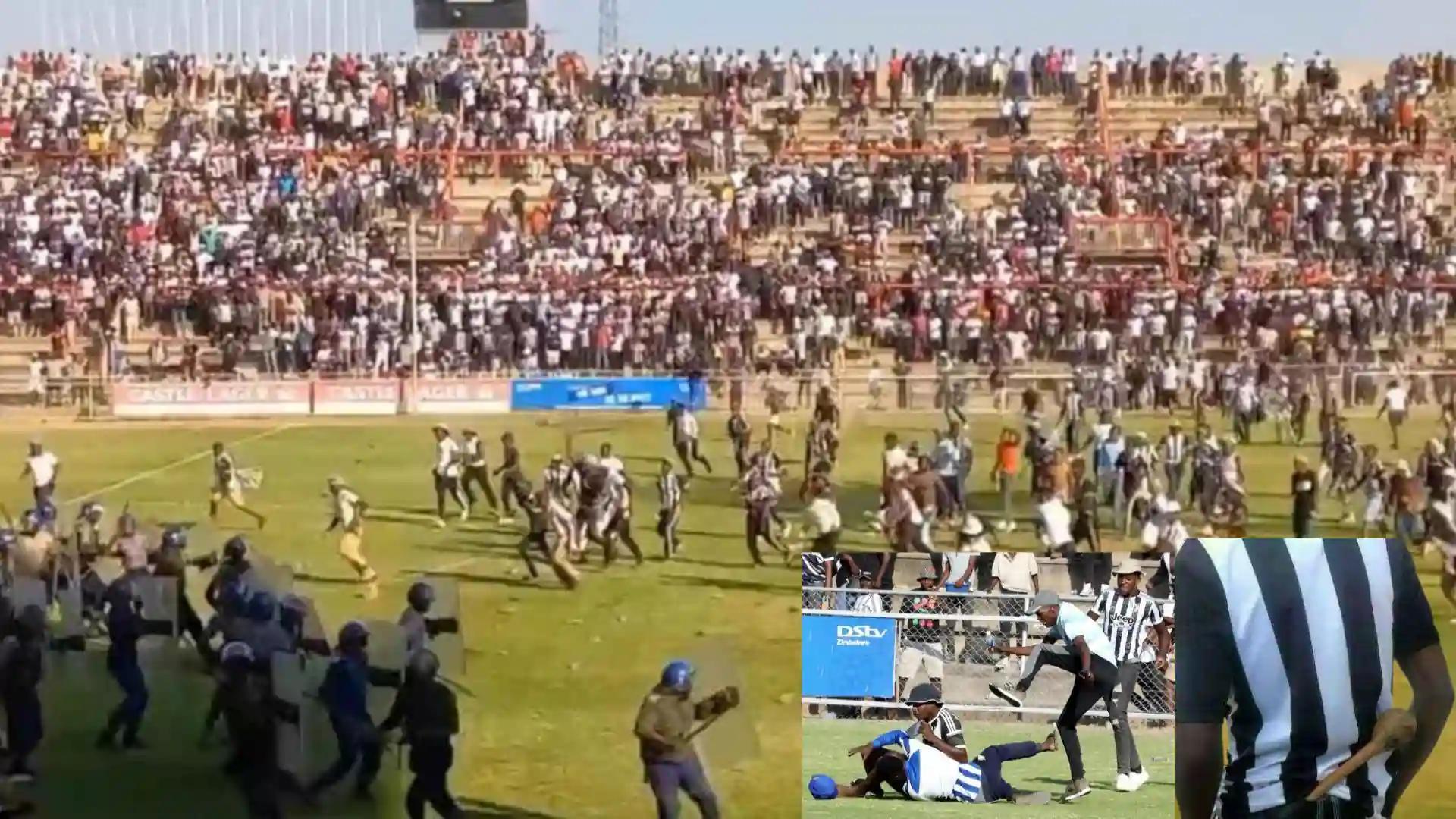 Bulawayo Police Arrest Six For Violence At Barbourfields Stadium During Highlanders Vs Dynamos Match Bulawayo Police Arrest Six For Violence At Barbourfields Stadium During Highlanders Vs Dynamos Match