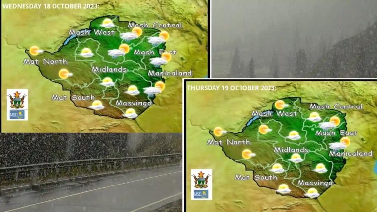 MSD: Significant Amounts Of Rainfall Expected In Some Parts Of Zimbabwe