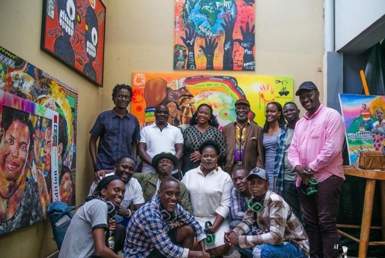 Preaching human rights through art