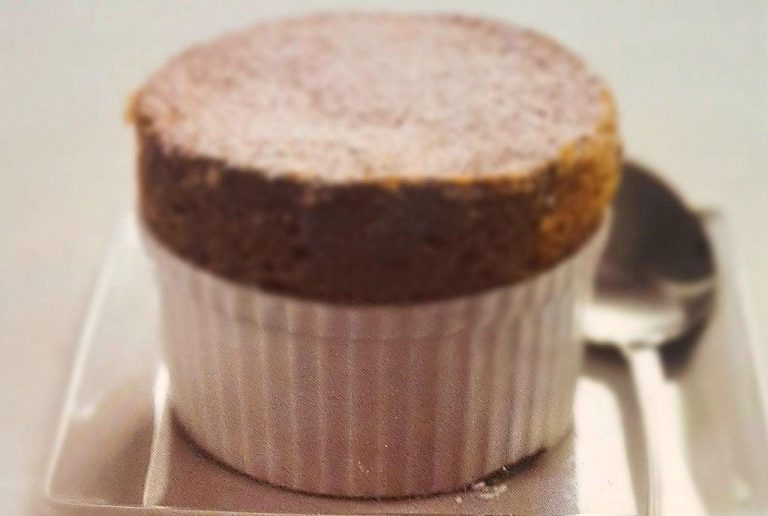 Relish warm Toblerone soufflé
