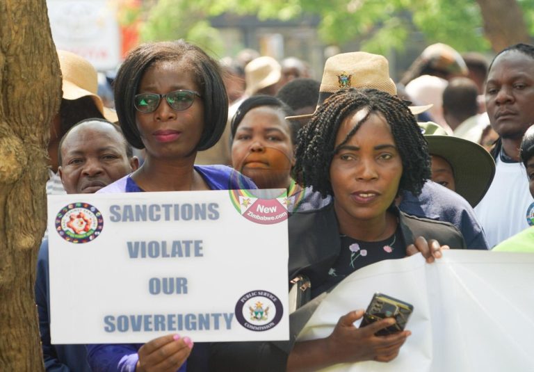 In Pictures: Anti-sanctions demonstration in Harare