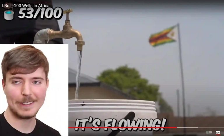 Billionaire YouTuber MrBeast Drills Free Boreholes In Zimbabwe