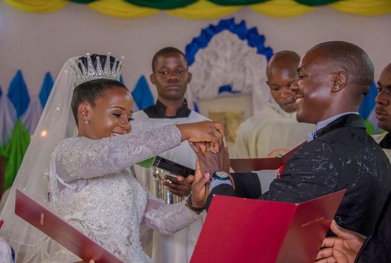 It was love at first sight for Kayonga and Mildred