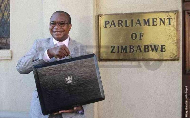 Mnangagwa in Parliament for Budget Presentation