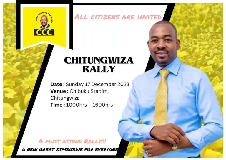 CCC Postpones Chitungwiza Rally