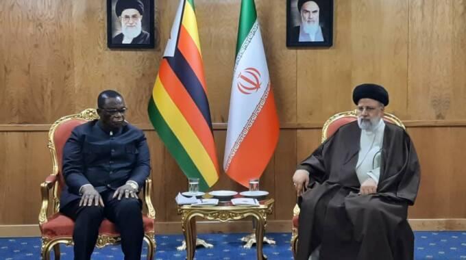 Vice president Chiwenga meets Iranian President