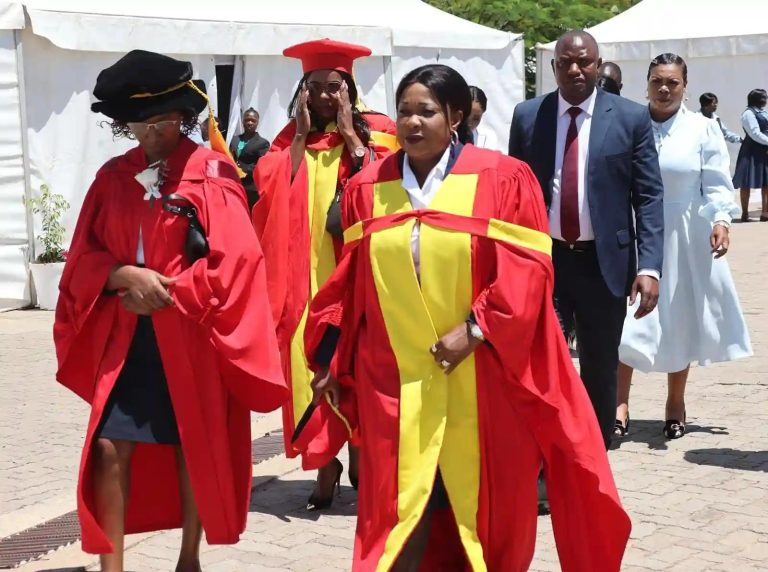 Auxillia Mnangagwa Graduates With PhD In Tourism And Hospitality Management