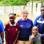 Karate kids trade tatami for pool Karate kids trade tatami for pool