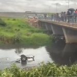 Car Plunges Into Mukuvisi River Near Trabablas Interchange Car Plunges Into Mukuvisi River Near Trabablas Interchange