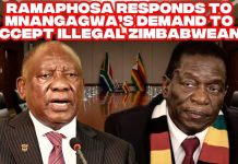 Ramaphosa Responds To Mnangagwa’s Demand On Zimbabweans Ramaphosa Responds To Mnangagwa's Demand On Zimbabweans