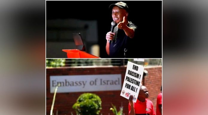 Malema Demands Permanent Closure of Israel Embassy Malema Demands Permanent Closure of Israel Embassy