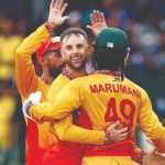 Zim shocks Sri Lanka to top Group B Zim shocks Sri Lanka to top Group B