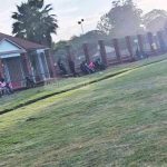 Finding ‘salvation’ next to the church security fence Finding ‘salvation’ next to the church security fence