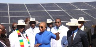 Mnangagwa Commissions 10MW Solar Plant In Kwekwe Mnangagwa Commissions 10MW Solar Plant In Kwekwe