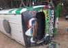18 Passengers Cheat Death As Kombi Overturns In Hatfield 18 Passengers Cheat Death As Kombi Overturns In Hatfield