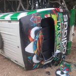 18 Passengers Cheat Death As Kombi Overturns In Hatfield 18 Passengers Cheat Death As Kombi Overturns In Hatfield